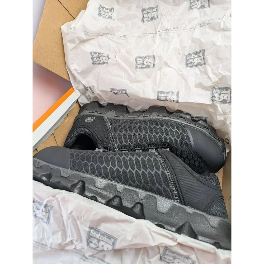 Timberland Pro powertrain sport black mens 12 work sneaker work shoe alloy toe